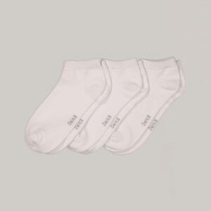 מארז 3 גרבי UNISEX קרסוליות לבן