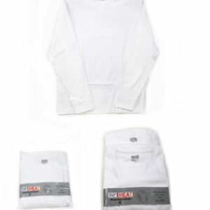 זוג חולצות פלנל ארוך גברים צבע לבן  WEATHERPROOF