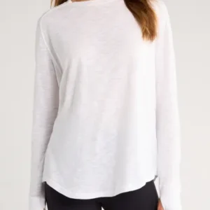חולצה תרמית לבנה נשים דגם LASTING H-ZELA - צבע לבן (0101)