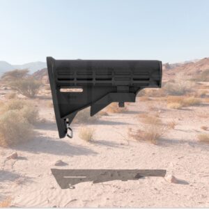 Kiro Barsm - קת פולימרית בסיסית קלה ל M16 ו- M4 לצינור Mil SPEC