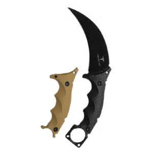 סכין קרמביט סכין קומנדו טקטית סכין הישרדות - דגם Takumitak - Midnight - TKF 307