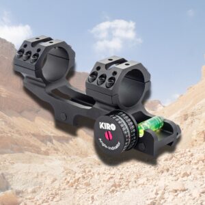 KA-C301 מתאם פיקטיני לכוונת טלסקופית בקוטר 25.4/30 מ"מ עם מד זווית ובועית פלס