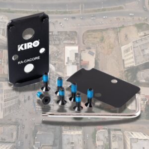 KIRO KA-CACORE תושבת לכוונות 407C/507C/507COMP/508T של Holosun עבור S&W M&P 2.0 OR, עם חיתוך