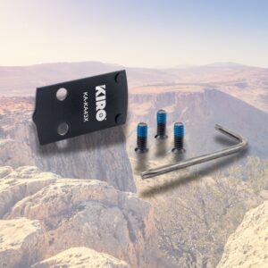 KA-KA43X תושבת לכוונות 407K/507K/EPS של Holosun עבור Glock 43X/48 MOS, Hellcat OSP & PRO, Shield Plus, MC2SC, MC2C (KIRO KA43X)