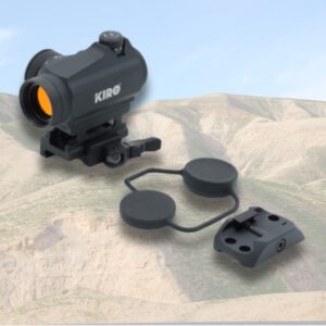 KIRO-CKS3M כוונת השלכה נקודה אדומה 3 MOA, מתאם שחרור מהיר, וכיסויי עדשה עבור ערכות הסבה