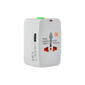 מתאם חשמל אוניברסלי עולמי עם חיבור USB