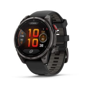 שעון ספורט חכם fenix 8 Pro – 47 mm, AMOLED Sapphire, Carbon grey DLC titanium