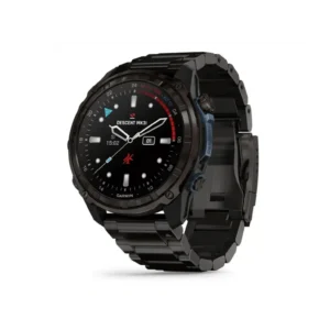 שעון ספורט חכם ומחשבון צלילה Descent Mk3i 51MM – רצועת טיטניום - DESCENT MK3i CARBON GRAY DLC Ti / BLACK - צבע: שחור