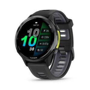 שעון גרמין ספורט חכם (Forerunner 970 GPS Black/Amp Yellow (47mm