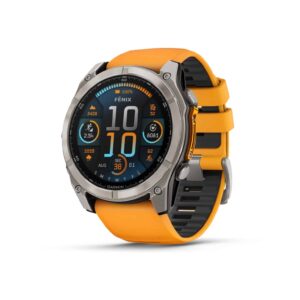 שעון ספורט fenix 8 (51mm) AMOLED Sapphire TITANIUM