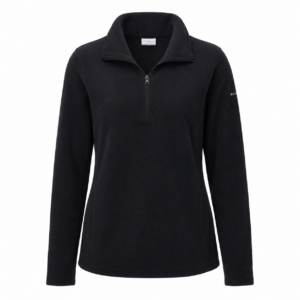 מיקרו-פליז לנשים Glacial IV 1/2 Zip מבית Columbia - צבע שחור