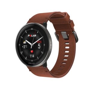 שעון כושר Polar Ignite 3 טיטניום ברונזה עם רצועת עור