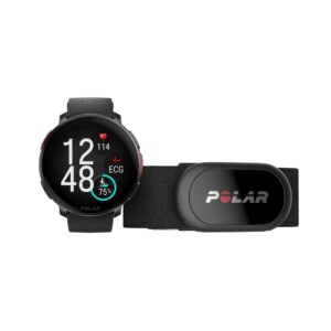 חבילת שעון מולטי-ספורט פרימיום Polar Vantage V3 בצבע שחור+רצועת דופק H10