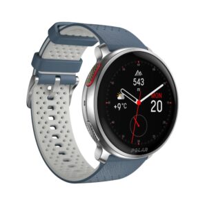 שעון מולטי-ספורט פרימיום Polar Vantage V3 בצבע כחול-כסף