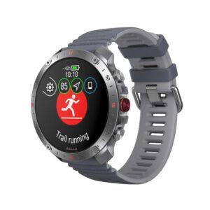 Polar Grit X2 Pro שעון ריצה מתקדם עם GPS בצבע אפור כסף