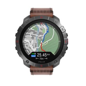 שעון GPS חכם צבע חום דגם Grit X2 להרפתקנים ולספורטאים מבית Polar
