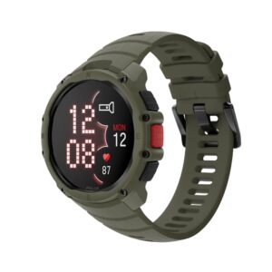 שעון ספורט חכם דגם POLAR Street X בצבע ירוק זית מבית Polar