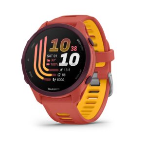 שעון ספורט חכם Forerunner 170 Music - אדום/כתום (010-03920-13H) מבית GARMIN