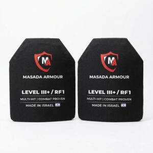 זוג פלטות מיגון 950 גרם Level III+ Masada Armour
