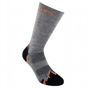 גרבי טיולים La Sportiva Hiking Socks Grey/Hawaiian sun