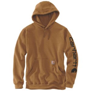 סווטשירט קפושון עם לוגו בשרוול Carhartt Loose Fit