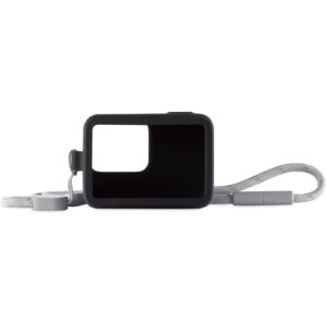 כיסוי סיליקון ורצועת נשיאה ל-GoPro HERO5/6/7 Black - שחור 171002H