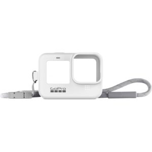 כיסוי סיליקון ורצועת נשיאה ל-GoPro HERO9/10/11/12 Black - לבן 171054H