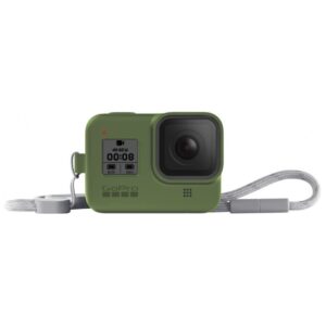 כיסוי סיליקון ורצועת נשיאה ל-GoPro HERO8 Black - ירוק זית 171200H