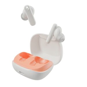אוזניות אלחוטיות Skullcandy Smokin' Buds שמנת/כתום 151808H